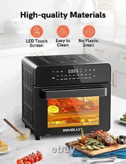 Involly 15L Air Fryer Oven, Countertop Convection Mini Oven, 18 in 1 Digital Tab