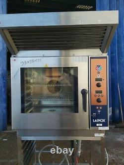 Lainox HME 06 1S Combi Oven 3 Phase electric 6 grid combi oven with Hood & stand