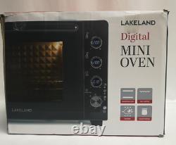 Lakeland Digital Mini Oven Grill Rotisserie- Black TRIALLED CUSTOMER RETURN