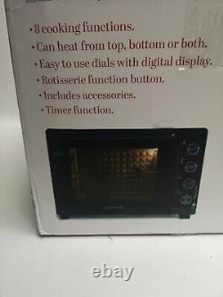 Lakeland Digital Mini Oven Grill Rotisserie- Black TRIALLED CUSTOMER RETURN