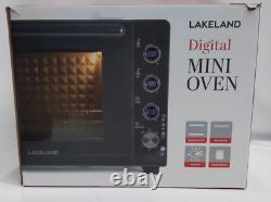Lakeland Mini Oven Grill Digital Multifunction BLACK Rotisserie RRP £199.99