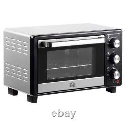 Mini Oven Portable Tabletop Cooker 16L Toaster Oven Timer 1400W Grill Cooking