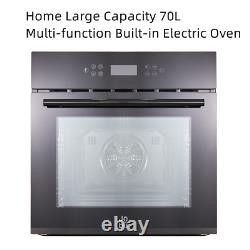 New Built in 70L Electric Fan Oven With Touch Control & UK Plug, 3 year warranty