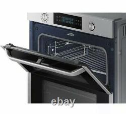 New Samsung NV75N7647RS/EU 60cm Dual Flex Single Oven / Steel -Black Sealed Box
