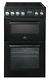 New World Nwls50teb Free Standing 50cm 4 Hob Double Electric Cooker Black