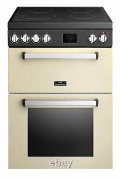 New World Nevis NWNV60CC Free Standing 60cm 4 Hob Double Electric Cooker Cream