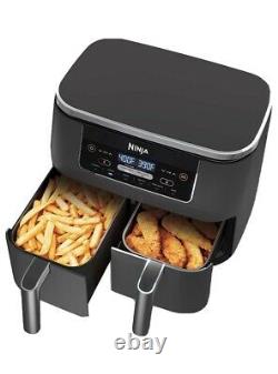 Ninja DZ100 Foodi 4-in-1 8 qt 2-Basket Air Fryer with DualZone Technology