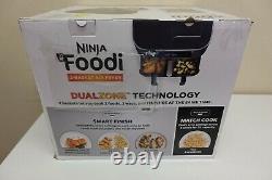 Ninja DZ201 Foodi 6-in-1 2-Basket Air Fryer DualZone Technology 8 qt (8A-OB)
