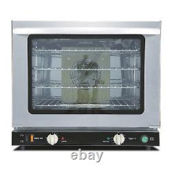 Omcan USA 44519 Single-Deck Half-Size Electric Convection Oven with Manual Cont