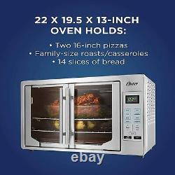 Oster TSSTTVFDDG Toaster Oven 1525W, Stainless Steel (Extra Large)