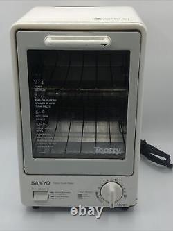 RARE Sanyo Toasty Oven SK3G Space Saving Toaster Snack Maker! JAPAN