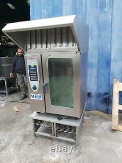 Rational 10 grid electric combi oven 3 phase with hood commercial combi grill