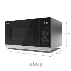 SHARP Microwave Oven with Grill and Convection 1000W 32L Turntable YC-PC322AU-S