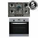 Sia 60cm Stainless Steel Single Electric True Fan Oven And 5 Burner 70cm Gas Hob