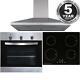 Sia So113ss 60cm Stainless Steel Single Oven, 4 Zone Induction Hob & Extractor