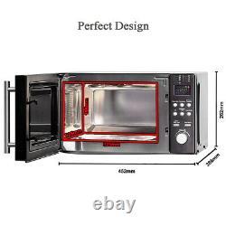 SMAD 20L 800W Microwave-Grill-Convection Oven 3-IN-1 Combination Stainless Steel
