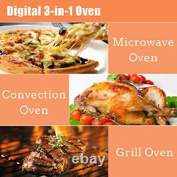 SMAD 20L Combination Microwave Oven Grill & Convection Oven Digital 3-in-1 800W