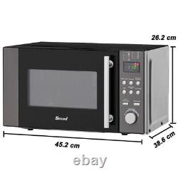 SMAD 3 in 1 Combination Microwave Oven 20L Convection Grill Stainless Steel UK