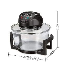 SUPERLEX Halogen Oven Cooker Convection Air Fryer 1400W Temperature Control