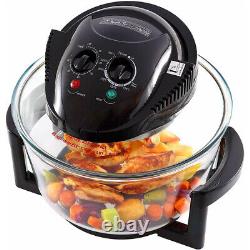 SUPERLEX Halogen Oven Cooker Convection Air Fryer 1400W Temperature Control