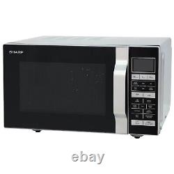 Sharp 25L 900W Digital Combination Flatbed Microwave Oven Silver R860SLM