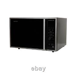 Sharp 40L Digital Combination Microwave Oven and Grill Silver & Blac R959SLMAA