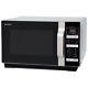 Sharp R860slm 900w 25 Litre Flatbed Combination Microwave Oven Silver