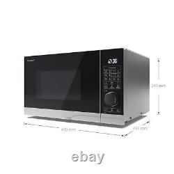 Sharp YC-PC254AU-S 25L 900W Microwave Oven with Grill and Convection Silver