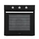 Single Built In Oven Electric 66l Indesit Ifw6330bl Black