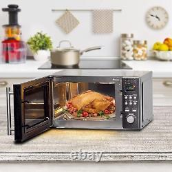 Smad 20L Combination Microwave Oven Convection Grill 800W Weight Defrost Black