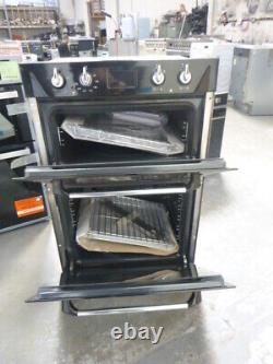 Smeg Double Oven DOSF6920N1 60cm Lightly Used Black Victoria Built In (JUB-8015)