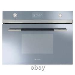 Smeg SF4120VCS Compact Oven Combination with Steam in Silver GRADED