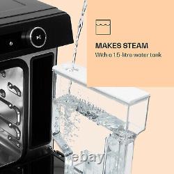 Steam Oven Kitchen Grill Convection 230 °C 31 L Touch Control LED Black 2400 W