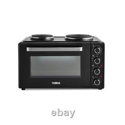 TOWER 42L Mini Oven with Hot Plates T14045 Black New Item, Boxed Damaged