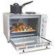 Tabletop Mini Oven & Grill With Double Hotplate Hobs, 45l, Igenix Ig7145