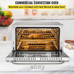 VEVOR Countertop Electric Convection Oven Commercial Baking Oven 47L 220-240V