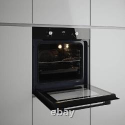 Viceroy 72L 60cm Single Electric Oven with EcoSteam Black LED Display