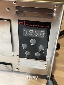 Wisco Industries 425C Digital Timer Dual Temp 3x13 Pizza Toaster Oven