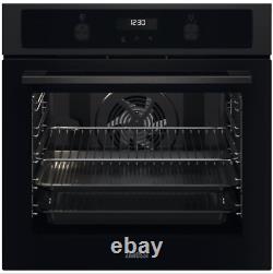 Zanussi AirFry ZOPNA7K1 Built In Electric Single Oven, Pyrolytic Cleaning, Black