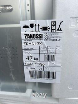Zanussi ZKHNL3X1 Electric Built-In Double Oven Black/Silver