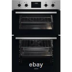 Zanussi ZKHNL3X1 Electric Built In Double Oven Stainless Steel HW175719