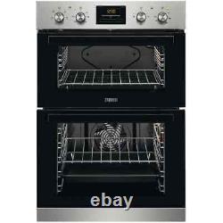 Zanussi ZOD35621XK Built In 59cm A/A Electric Double Oven Stainless Steel New