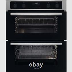 Zanussi ZPCNA4X1 Double Oven Built Under in Stainless Steel EX-DISPLAY