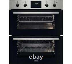Zanussi ZPHNL3X1 Electric Built-under Double Oven Stainless Steel U49385